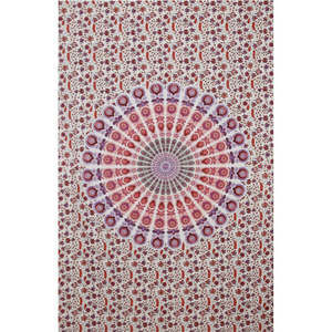 Pink-Purple-Red Plume Tapestry by Zest For Life